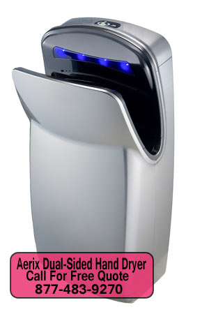Dual-Sided-Vertical Commercial Restroom Hand Dryer For Sale