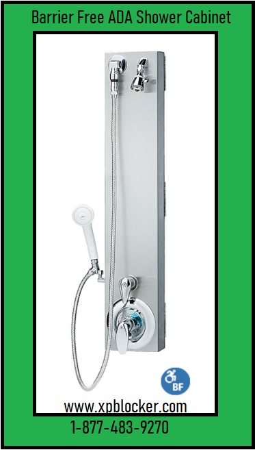 Barrier Free All-In-One Shower Cabinet with ADA Detachable Shower Wand