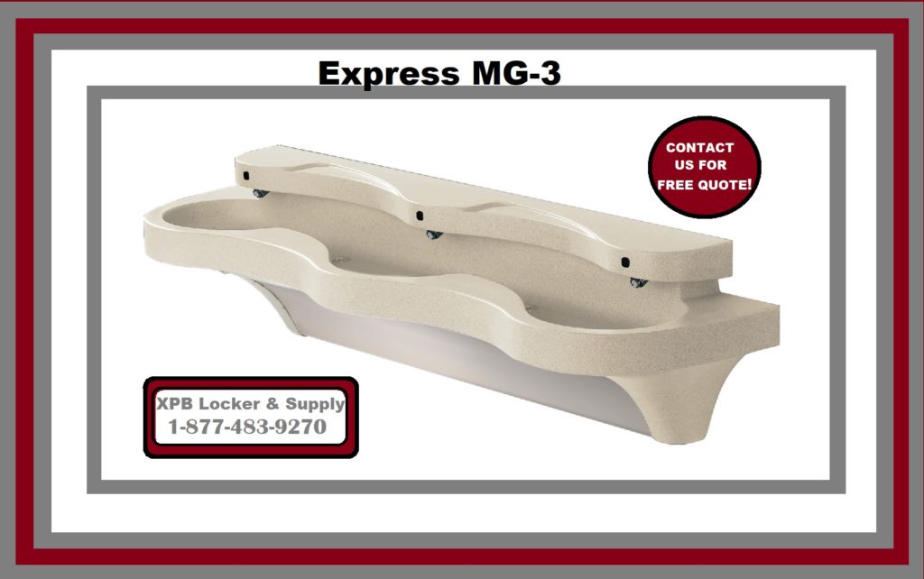 Express MG Lavatories with Automatic Sprayhead Deck