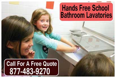 DIY Hands Free School Bathroom Lavatories For Sale Manufacturer Direct Discount Prices Saves You Money Today!!