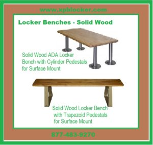 Standard and ADA Locker Benches factory direct sales
