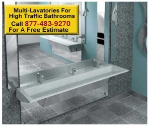 Multi-User Sinks For High Traffic Restrooms For Sale Direct From The Factory Means Guaranteed Lowest Prices