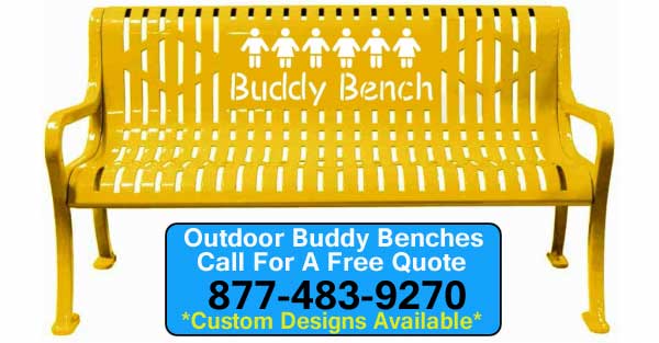 Durable Discount Outdoor Buddy Benches For Sale Made In America