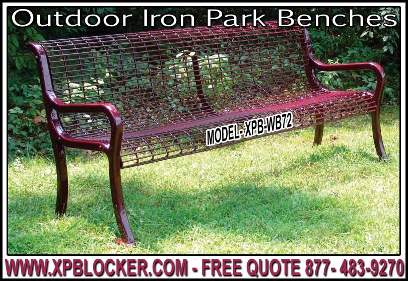 Wholesale Outdoor Plastic Coated  Park Benches For Sale Direct From The Factory Saves You Time & Money