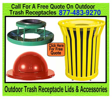 Wholesale Outdoor Trash Receptacle Lids For Sale Manufacturer Direct  Means Low Prices!