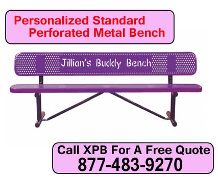 DIY Discount Personalized Standard Perforated Metal-Benches For Sale Direct From The Manufacturer