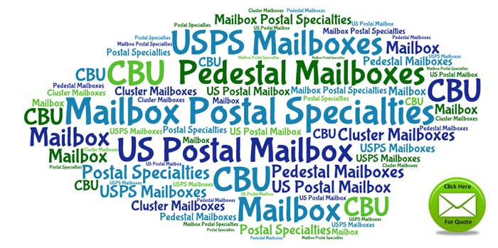 Commercial USPS Approved Post Mounted Cluster Mailboxes For Sale - Manufacturer Direct Prices