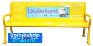 School Insignia Sport Benches For Sale Factory Direct Prices Save You Money Today!
