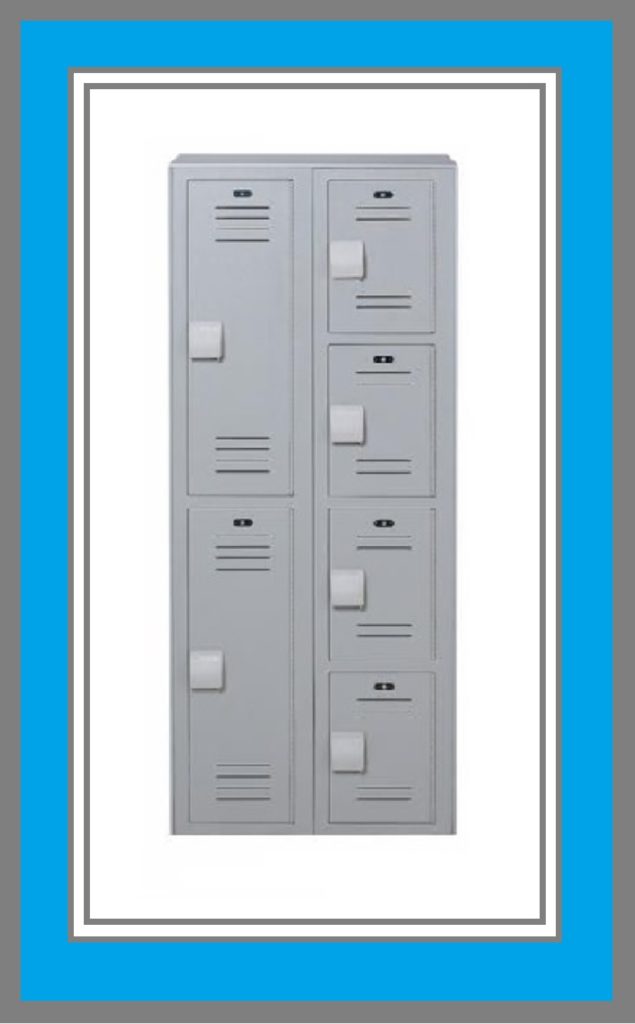 Heavy Duty Solid Plastic Lockers are perfect for High Humidity and High Traffic Locker Rooms