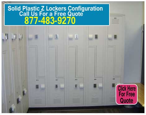 DIY Solid Plastic Lockers For Health And Fitness Centers On Sale Now - Quick Ship Made In America
