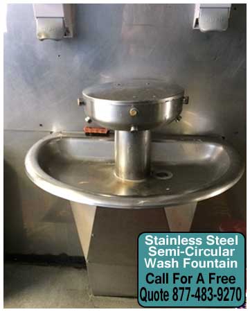 Discount Industrial Stainless Steel Wash Fountains On Sale Direct From The Factory Means Low Prices