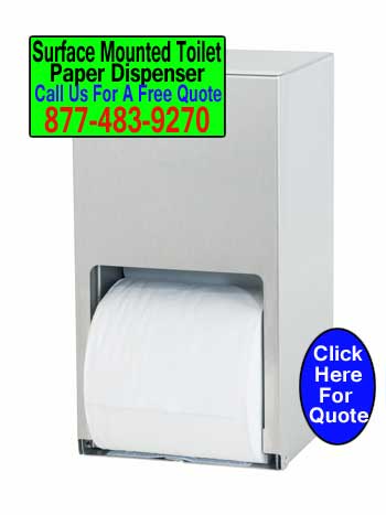 Discount Surface Mounted Commercial Restroom Toilet Paper Dispenser For Sale Factory Direct & Quick Shipping