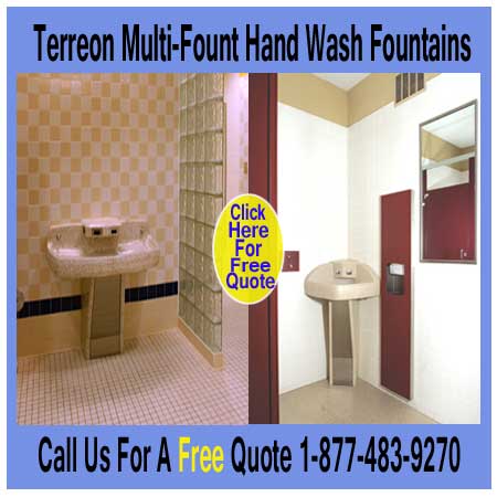 Industrial Terreon Multi Fount Hand-Wash Fountains For Sale Direct From The Factory Prices Saves You Money Today!