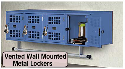 Discount Vented Wall Mounted Metal Lockers For Sale At Cheap Direct From The Manufacturer Pricing Saves You Money Today!