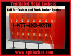 Heavy Duty Lockers with Perforated Doors
