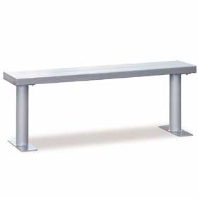 Aluminum Locker Bench