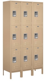 Extra Wide Three Tier Metal Lockers For Sale Direct From The Manufacturer