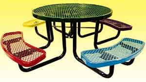 commercial outdoor childrens picnic tables