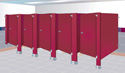 Discount Phenolic Core Restroom Partitions Floor Mounted For Sale Manufacturer Direct Means Low Prices